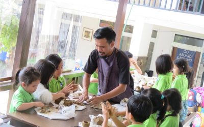 Outing Membuat Keramik di Elina Keramik