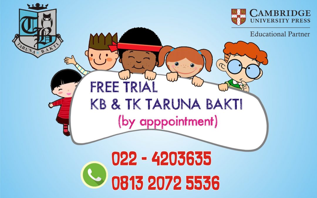 FREE TRIAL in KB & TK Taruna Bakti Bandung