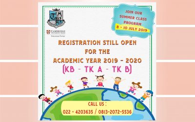 Registration Still Open for the Academic Year 2019 – 2020