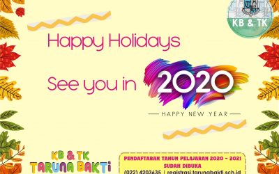 Happy Holidays and See You in 2020